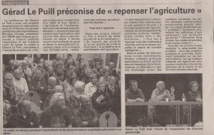 Conference à Thiéfosse avec Gérard LE PUILL