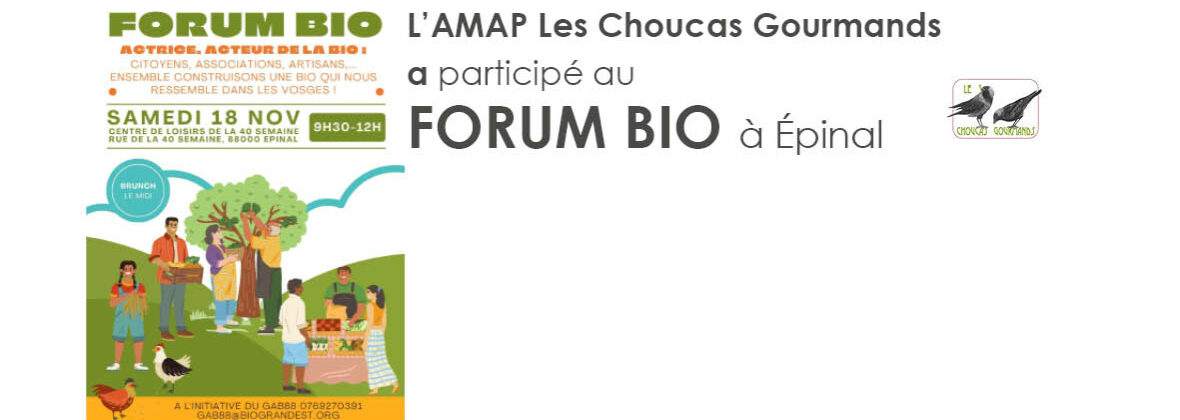 FORUM BIO à Épinal