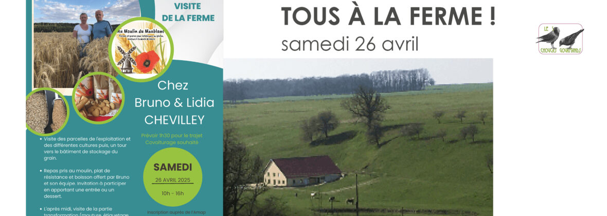 Visite de la ferme de Lidia & Bruno Chevilley